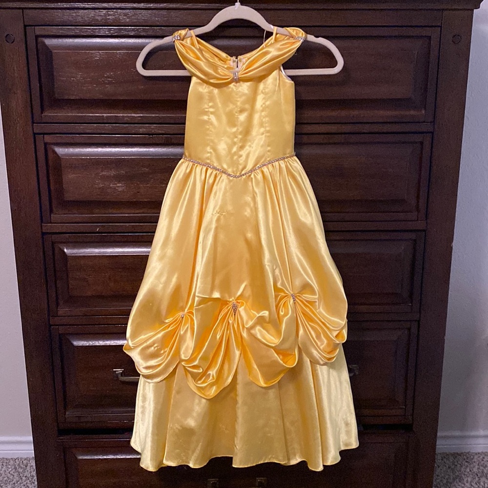 Beauty and the beast theme dress.